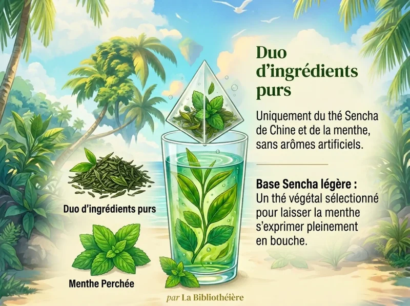 Thé Vert Menthe en Sachets Pyramides - Menthe Perchée