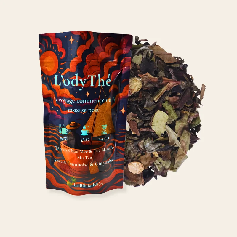 Thé Vert & Thé Blanc Framboise Gingembre - L'Odythé