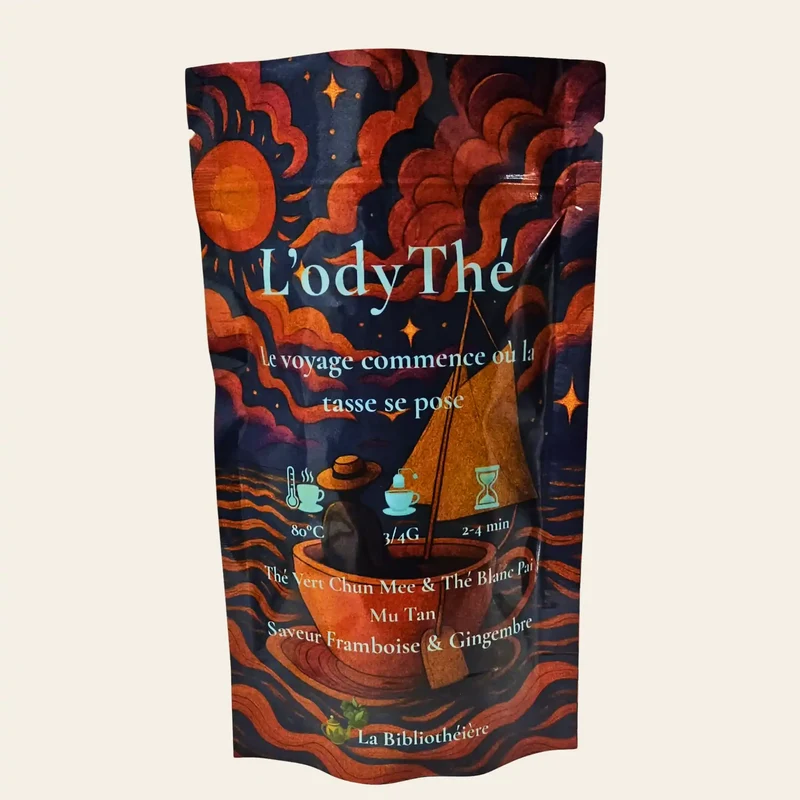 Thé Vert & Thé Blanc Framboise Gingembre - L'Odythé