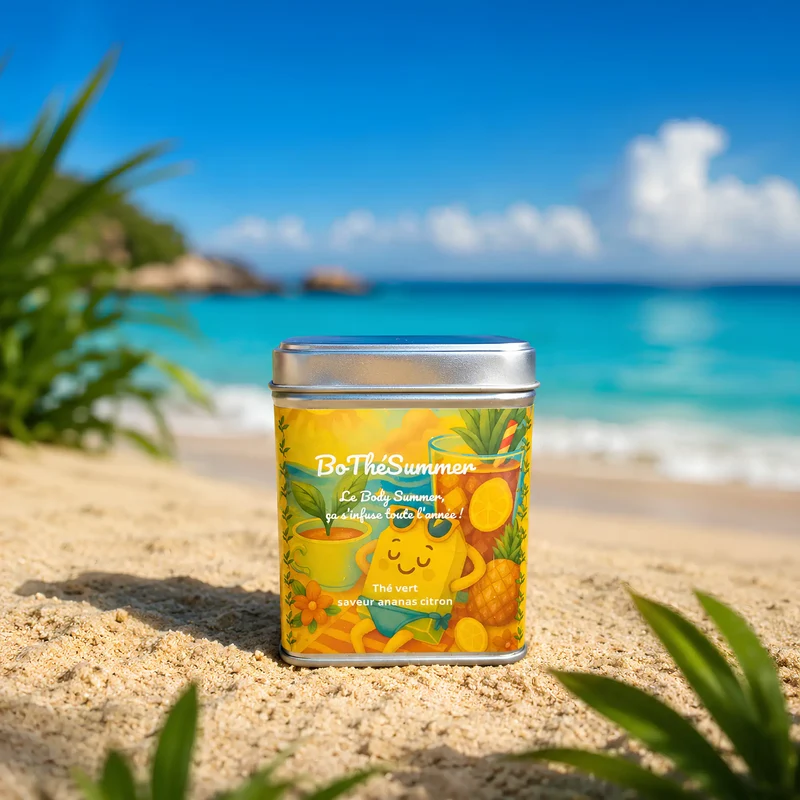 Thé Vert Ananas Citron en Vrac - BoThéSummer