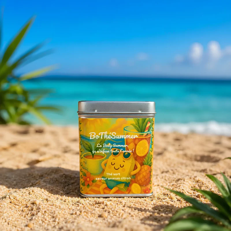 Thé Vert Ananas Citron en Vrac - BoThéSummer