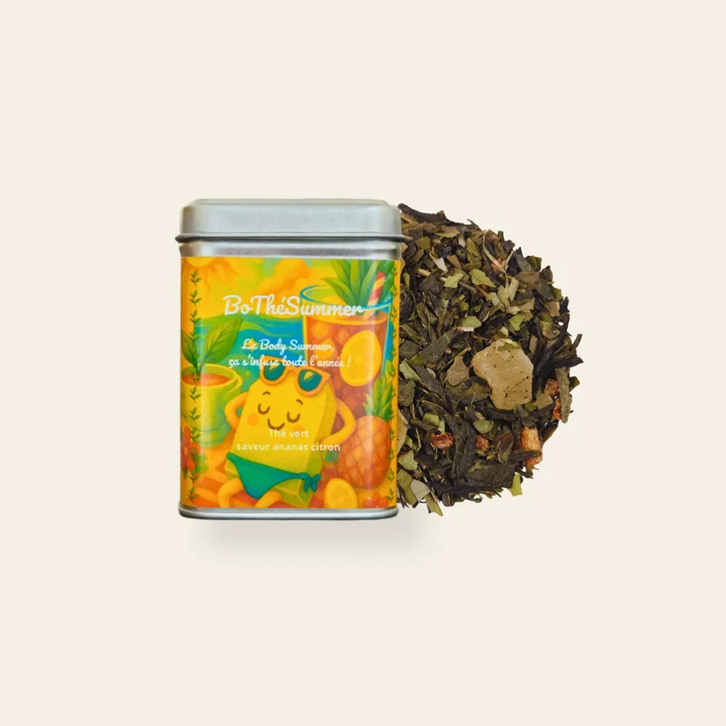 Thé Vert Ananas Citron en Vrac - BoThéSummer