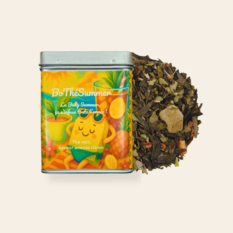 Thé Vert Ananas Citron en Vrac - BoThéSummer