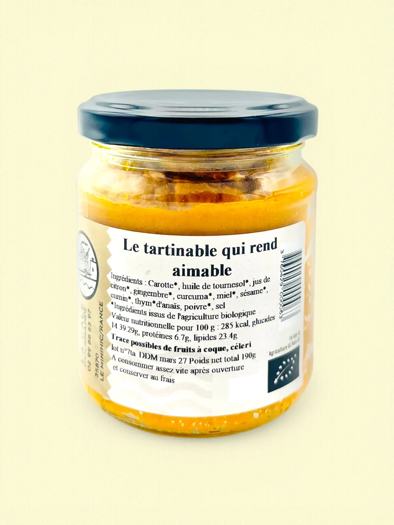 La tartinable qui rend aimable | 190gr