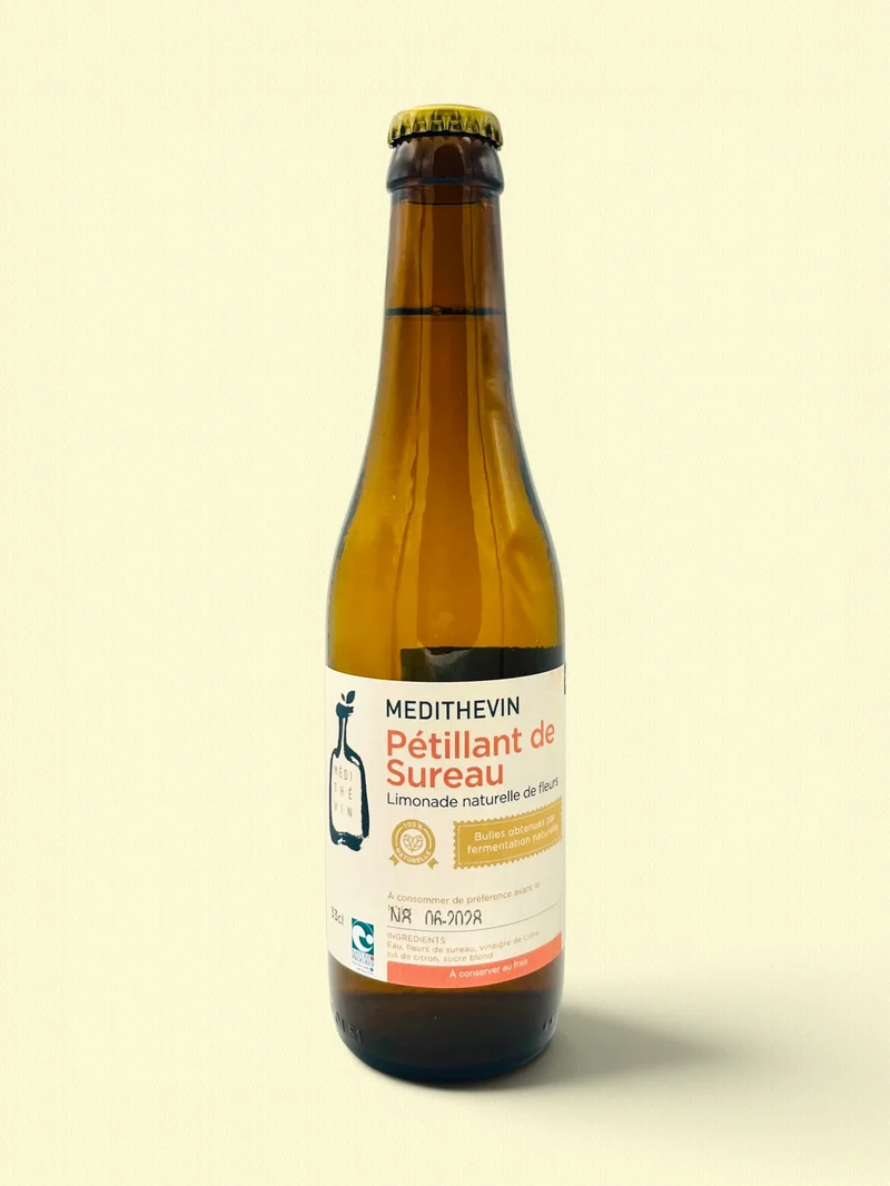 Petillant de sureau sans alcool | Limonade naturelle de fleur 75cl