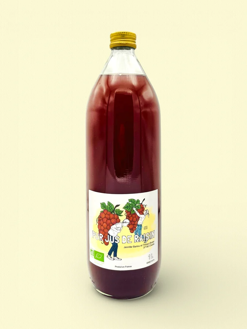 Jus de raisin bio et artisanal 1L