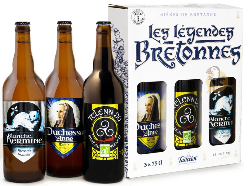 Coffret Bières de Bretagne "Les Légendes Bretonnes" (3 x 75 cl)