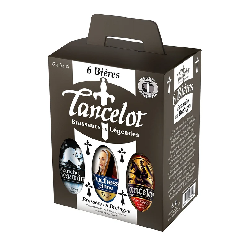 Coffret 6 bières "Brasserie Lancelot"