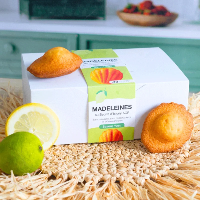 Boîte de 10 Madeleines Yuzu | 250g