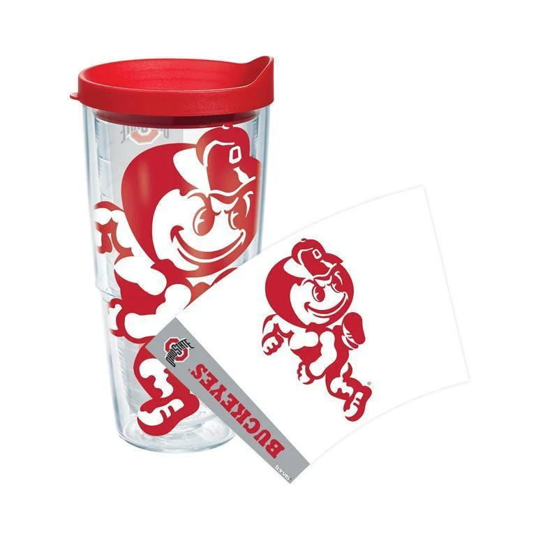 Ohio State University Brutus Colossal 24 oz. Tervis Tumbler with Lid - (Set of 2)
