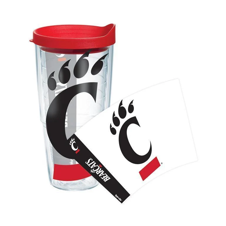 University of Cincinnati Colossal 24 oz. Tervis Tumbler with Lid - (Set of 2)