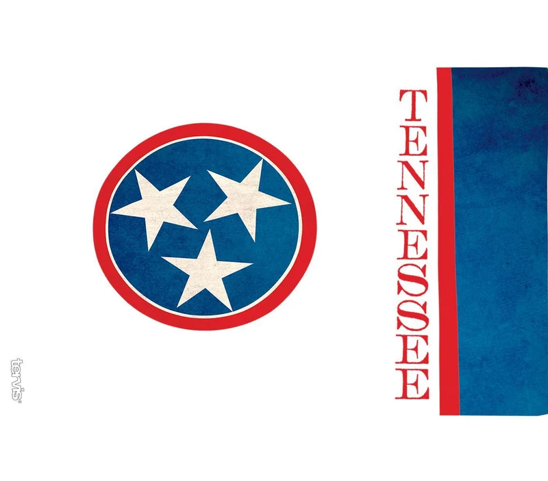 Tennessee Colossal State Flag 24 oz. Tervis Tumbler with Lid - (Set of 2)