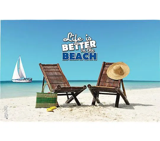 Life is Better at the Beach 16 oz. Tervis Tumbler with Lid - (Set of 2)