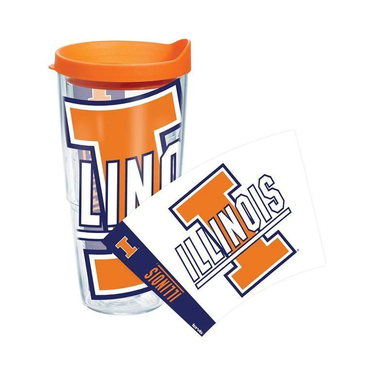 University of Illinois Colossal 24 oz. Tervis Tumbler with Lid - (Set of 2)