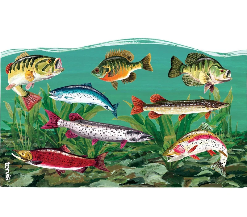 Multi Fish 16 oz. Tervis Tumbler with Lid - (Set of 2)
