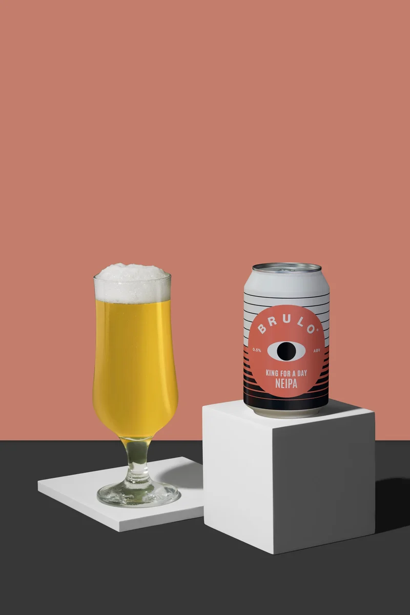 Bière Brulo King for a Day NEIPA 0,5% sans alcool