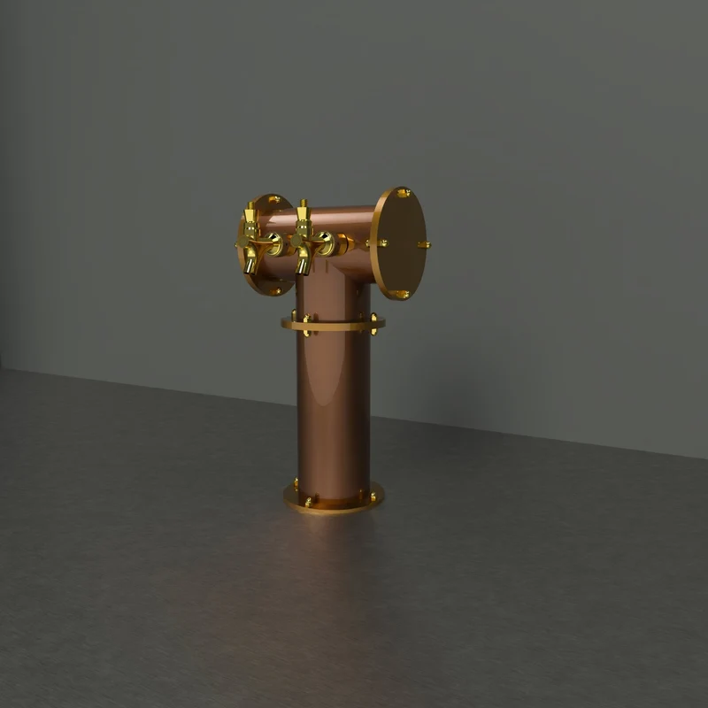 Arcadia Duo Copper 4in | Antique