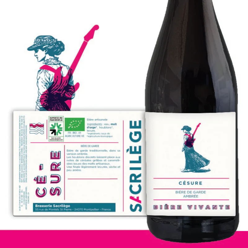 Césure - Bière de Garde ambrée - 7% vol