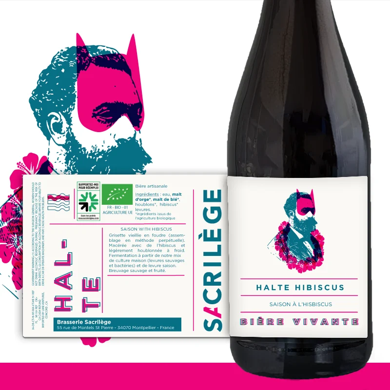 Halte Hibiscus - Saison de foudre Hibiscus - 4.2% vol