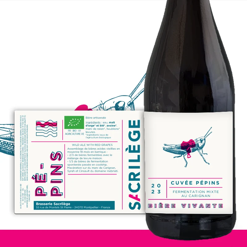 Cuvée Pépins - Bière de vigne - 6.2% vol