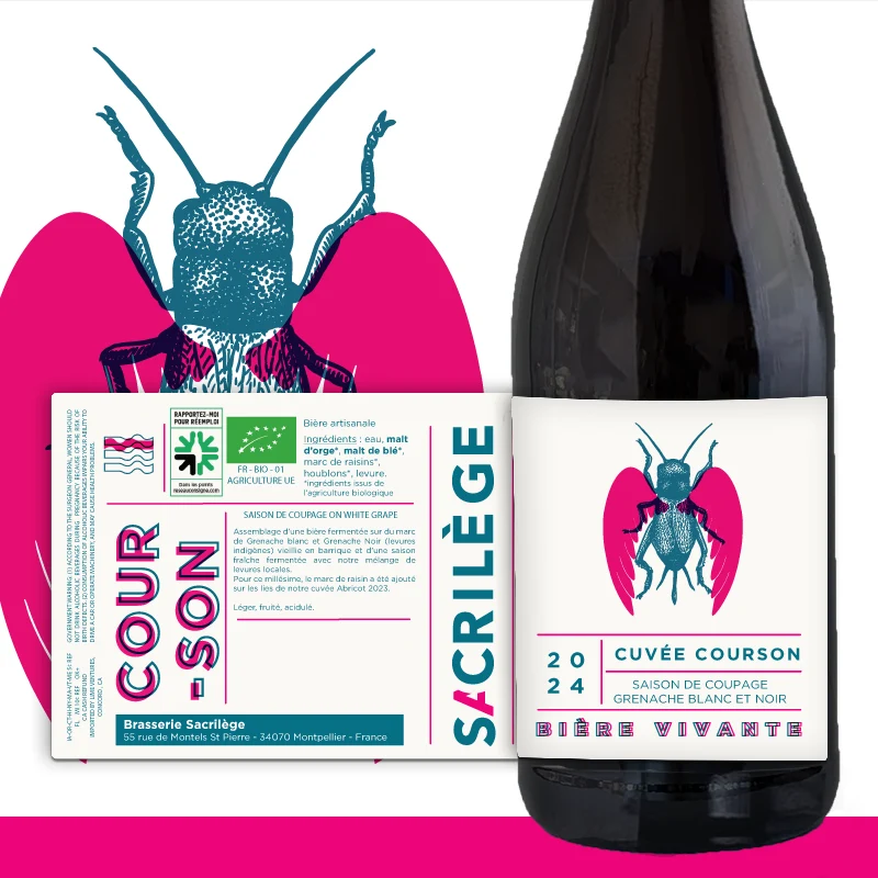 Cuvée Courson - Bière de vigne blanc - 5.9% vol