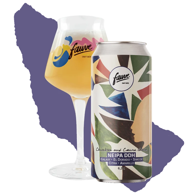 Chimères aux Cœurs Bleus - NEIPA DDH Galaxy, El Dorado, Simcoe, Citra, Amarillo - 44cL