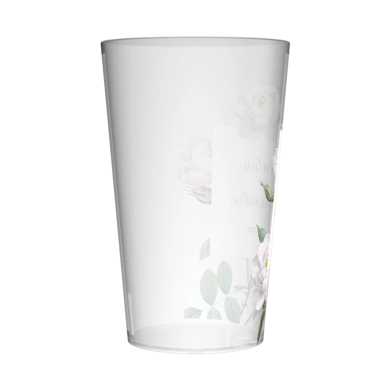 Gobelet personnalisé Mariage Pivoine Blanche