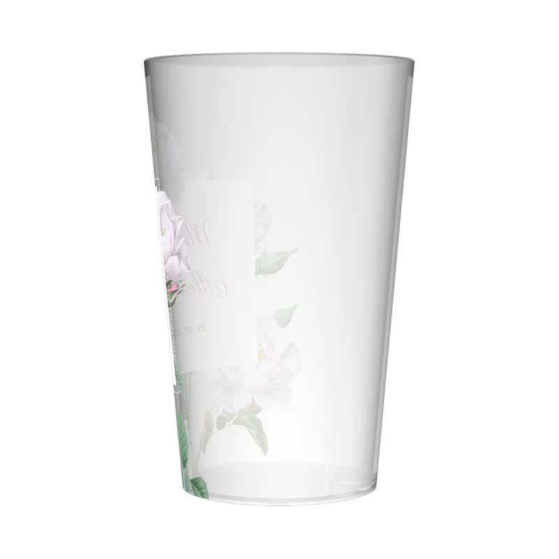 Gobelet personnalisé Mariage Pivoine Blanche
