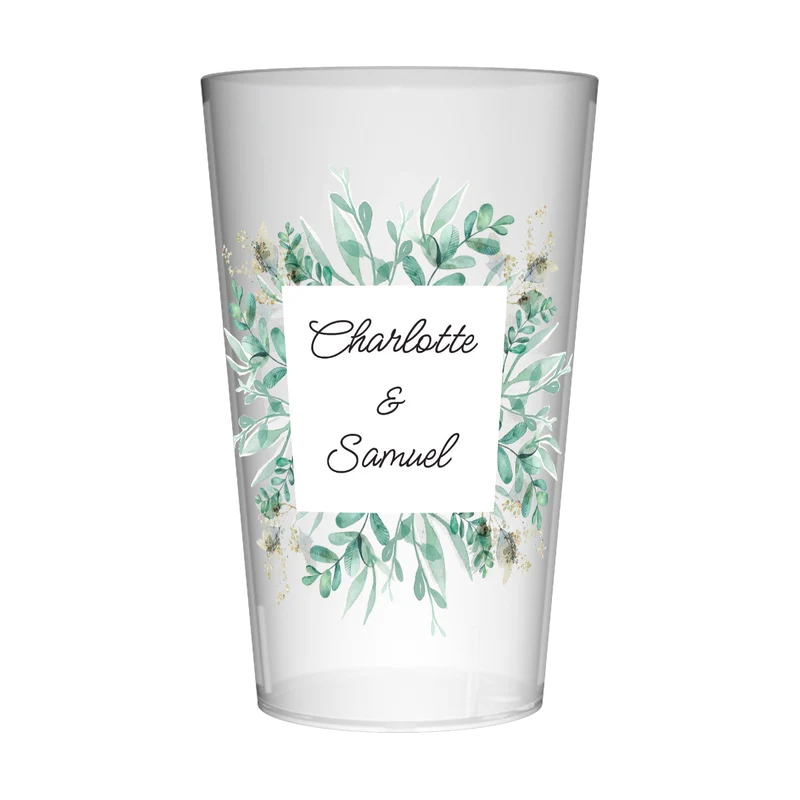 Gobelet personnalisé Mariage Bucolique