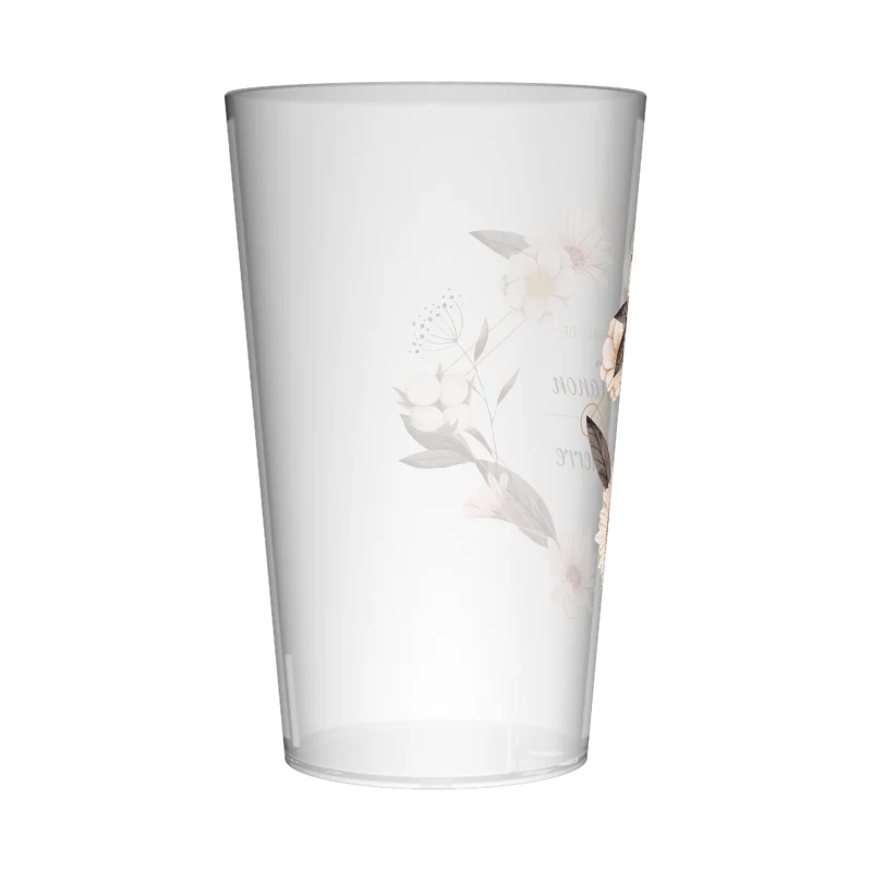 Gobelet personnalisé Mariage Losange de Fleurs