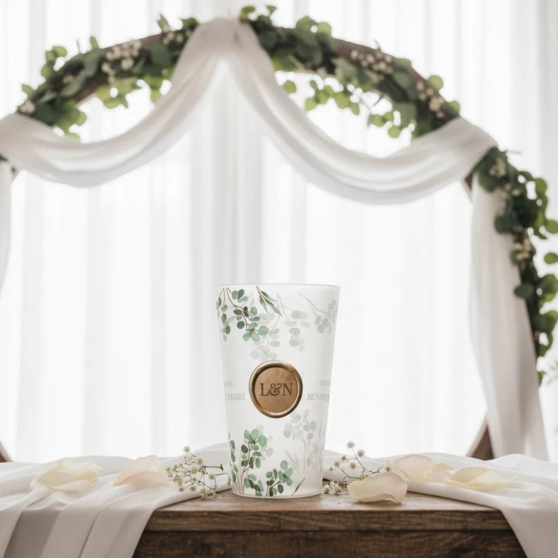 Gobelet personnalisé Mariage Cachet de Cire