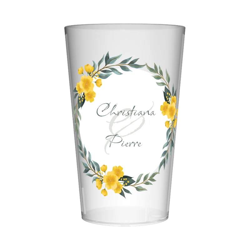 Gobelet personnalisé Mariage Champêtre