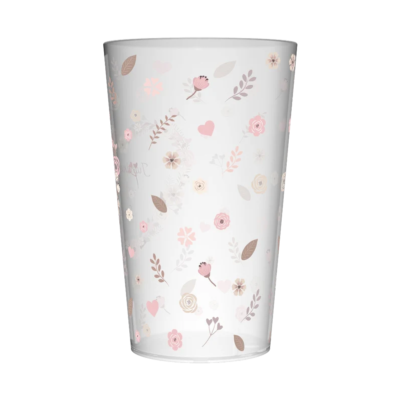 Gobelet personnalisé Mariage Coeur Fleuri