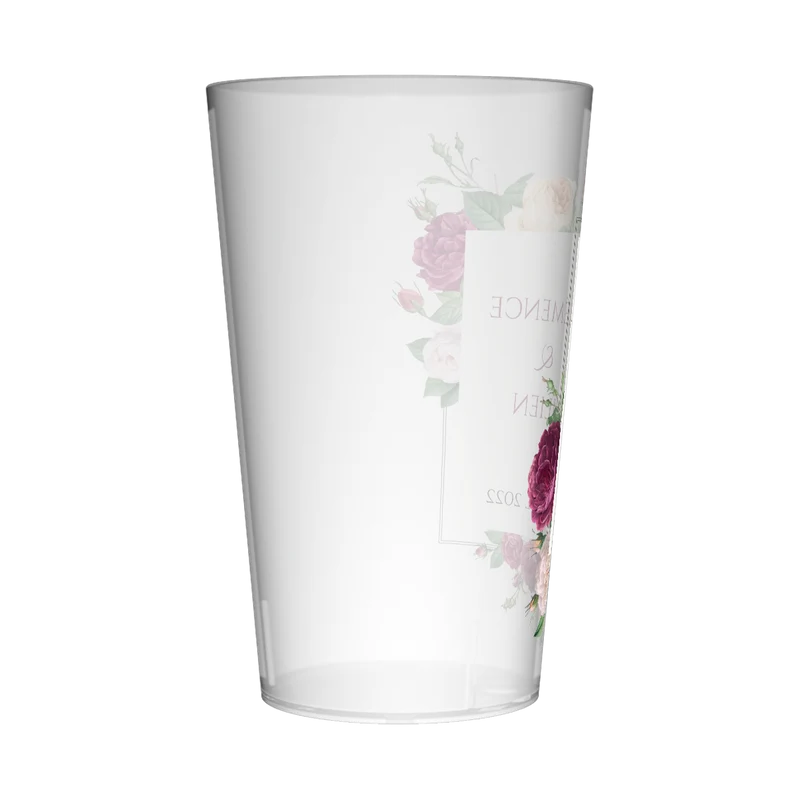 Gobelet personnalisé Mariage Pivoine