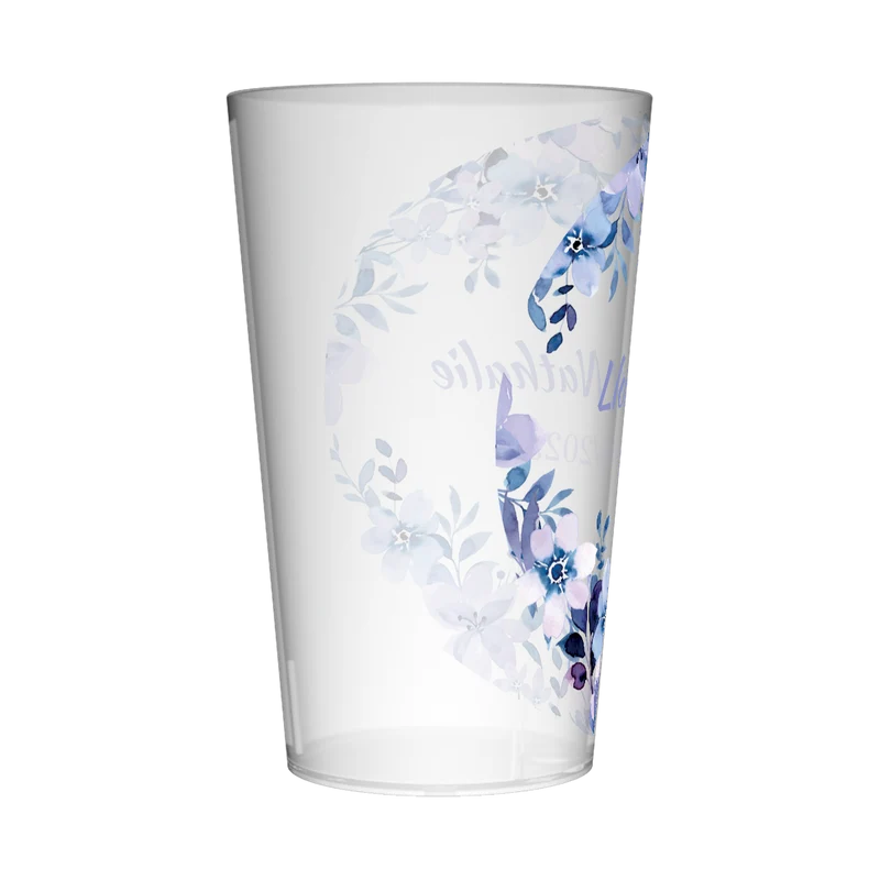 Gobelet personnalisé Mariage Champêtre Violet