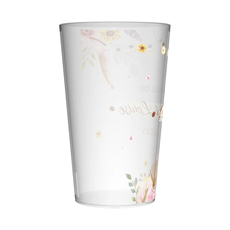 Gobelet personnalisé Mariage Guirlandes & Fleurs