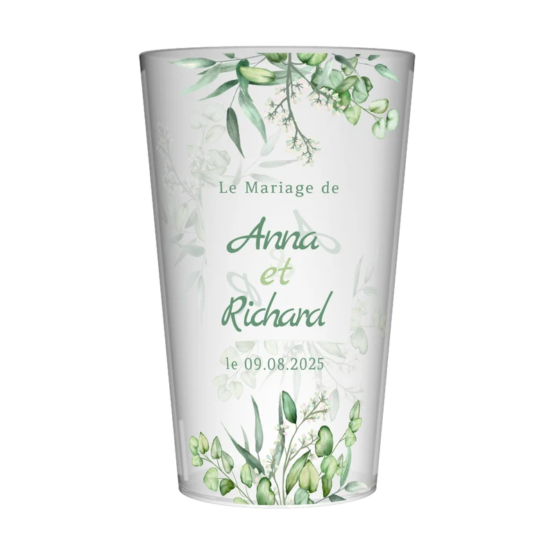Gobelet personnalisé Mariage Chic & Champêtre
