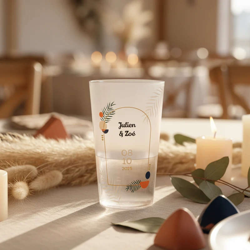 Gobelet personnalisé Mariage Love