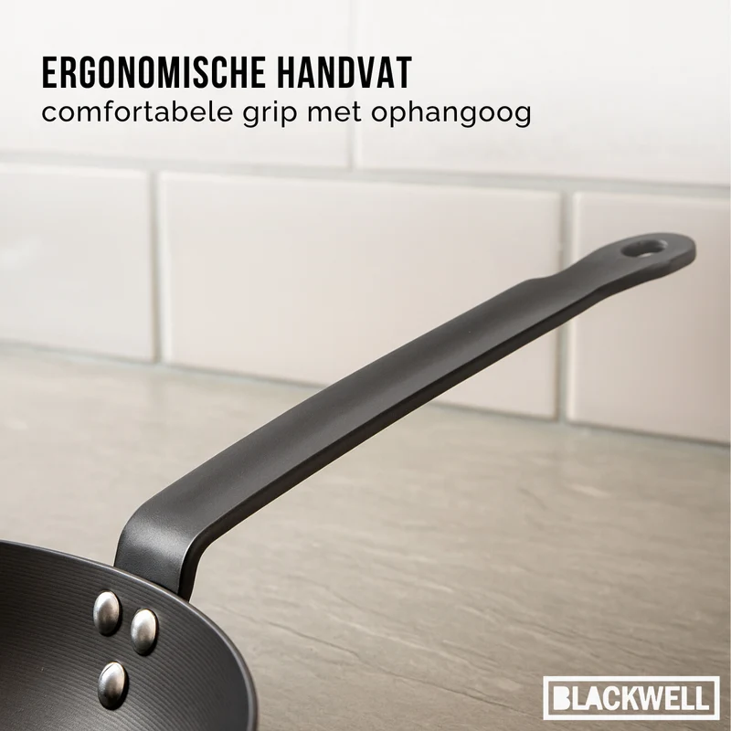 Poêle Blackwell - Poêle à frire - Carbon Steel - Ø 28 cm - en acier carbone