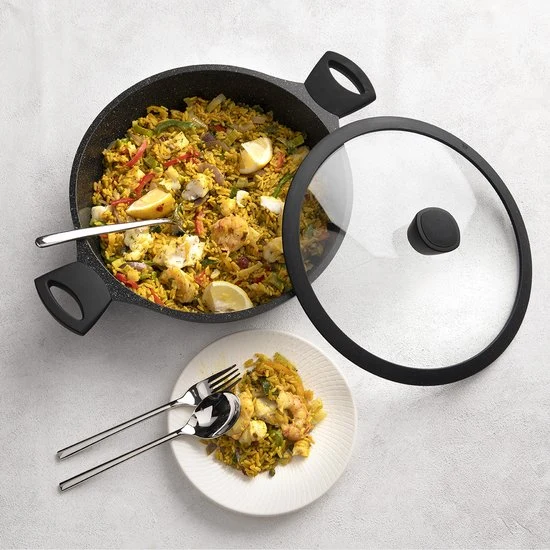 Poêle à sauter Sola - Revêtement antiadhésif - Fair Cooking - 28 cm