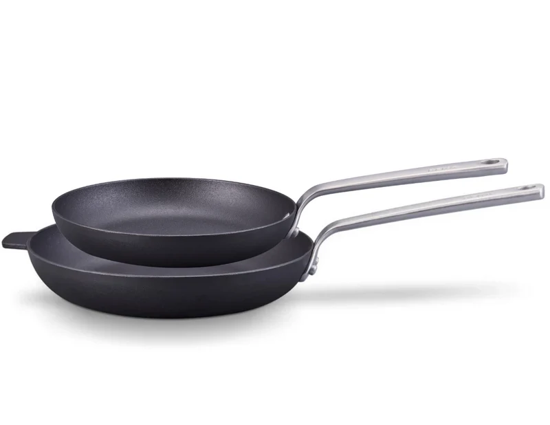 Ensemble de poêles Beka - Poêles en fonte - Stark - Ø 24 et 28 cm - 2 pièces