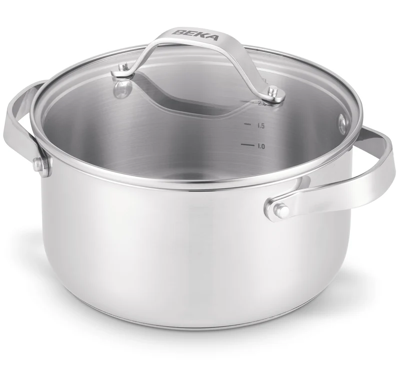 Casserole Beka - Avec couvercle en verre - Cicla - Ø 20 cm - 2,8 L