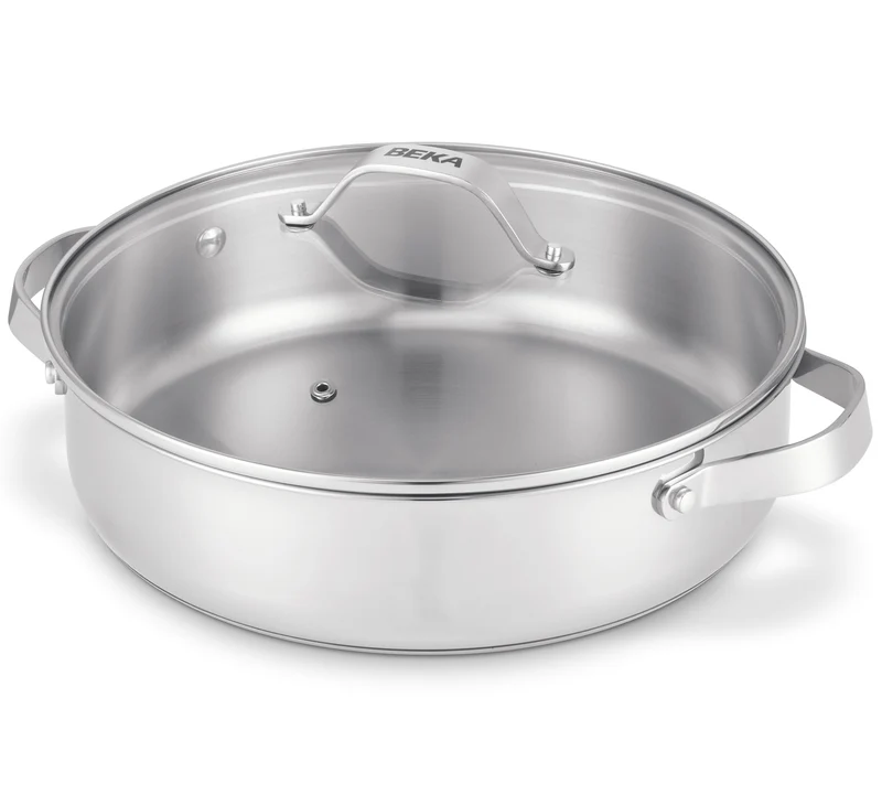 Poêle à sauter BEKA - Couvercle en verre - Cicla - Ø 28 cm - 5,1 L