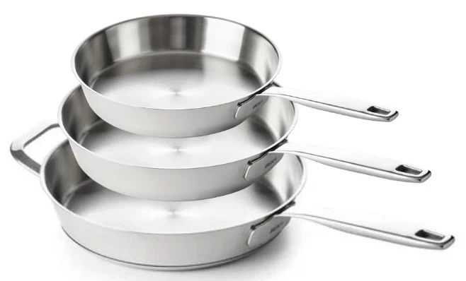 Ensemble de poêles Beka - en inox - Maestro 5-Ply - Ø 20, 24 & 28 cm - 3 pièces