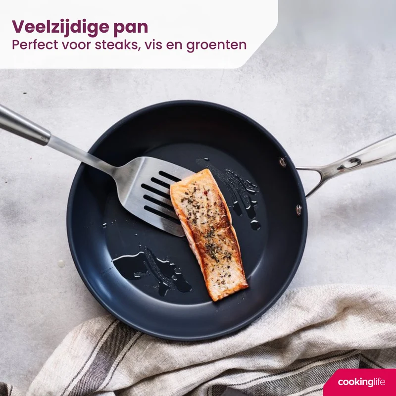 Poêle Cookinglife - Poêle à frire induction - Revolt - 28 cm