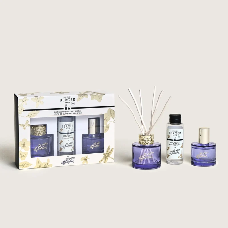 Set de parfum Maison Berger - Bâtons+spray - LolitaLempicka - 80/50ml - 3 pièces