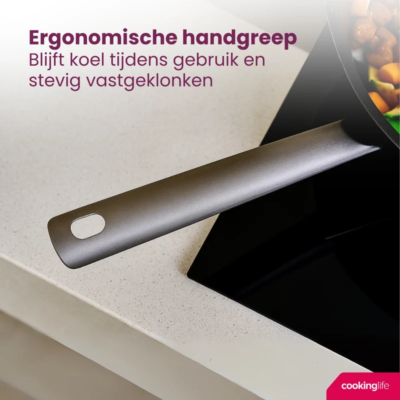 Poêle Cookinglife - Poêle a frire induction - ProForge - 28 cm
