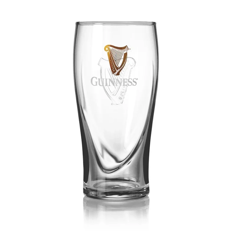 Ensemble de verres a bière Guinness - Pint - Harp - 500 ml - 2 pièces