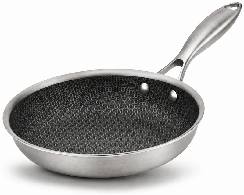 Poêle à Frire Cookinglife HexaCook Hybride ø 28 cm - ANTI-ADHÉSIF - convient à toutes les sources de chaleur - revêtement antiadhésif en céramique