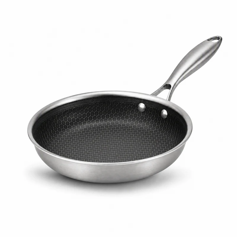 Poêle à Frire Cookinglife HexaCook Hybride ø 20 cm - ANTI-ADHÉSIF - compatible avec toutes les sources de chaleur - revêtement anti-adhésif en céramique